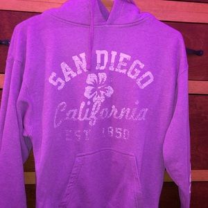 vintage purple san diego sweatshirt